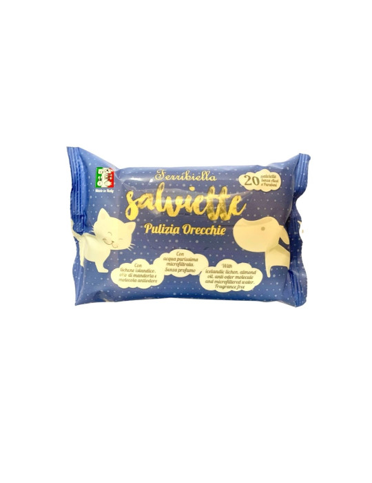 Lingettes pour les oreilles Chiens et Chats Ferribiella Lingettes pour les oreilles Chiens et Chats Ferribiella