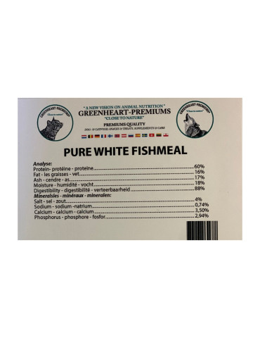 Farine de poisson Greenheart Premiums chiens, chats - Super Croquettes 2
