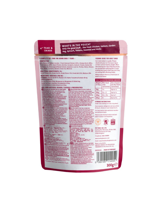 Barking Heads Pâtée Chien Senior