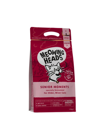 Meowing Heads Senior Chat Saumon et Poulet