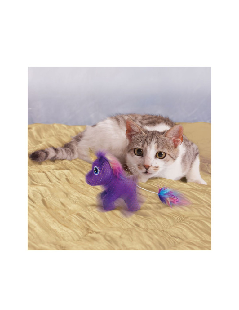 Kong Chat Jeu licorne peluche