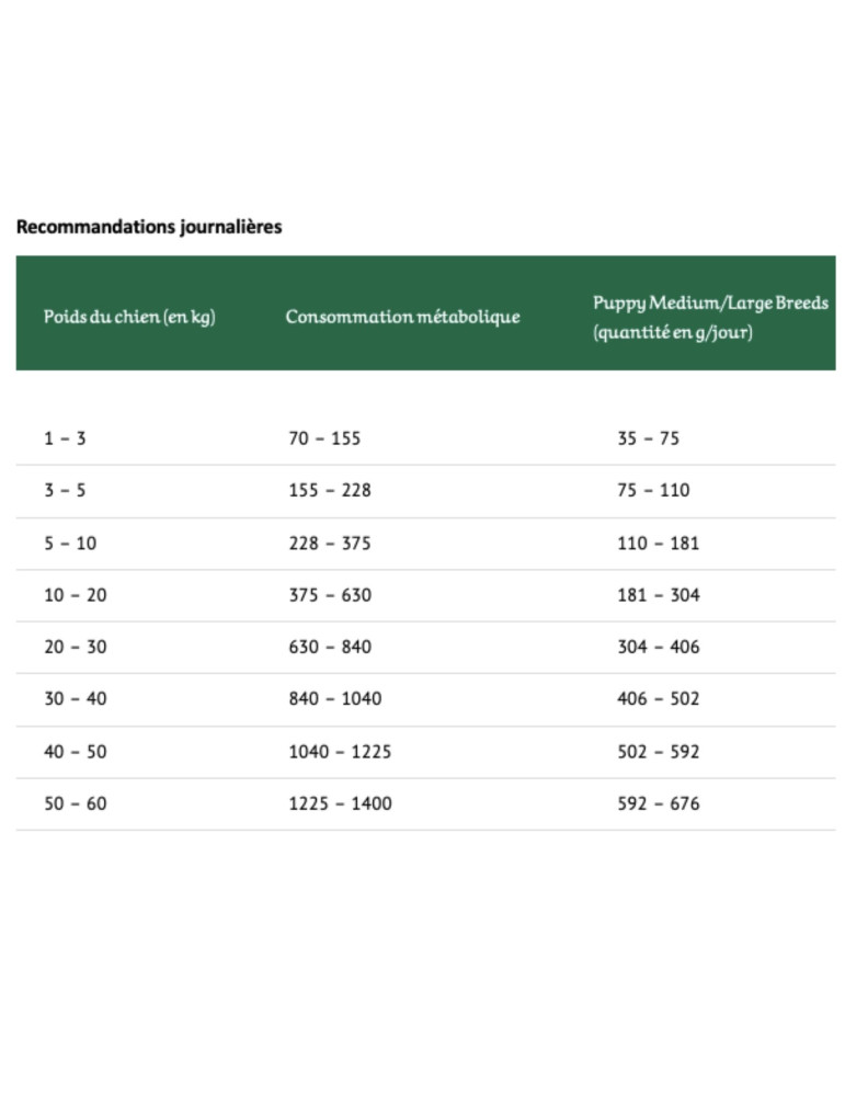 Greenheart Chiot "Puppy Medium Large Breeds"