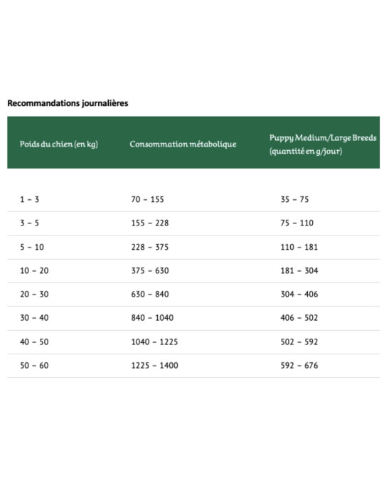 Greenheart Chiot "Puppy Medium Large Breeds"