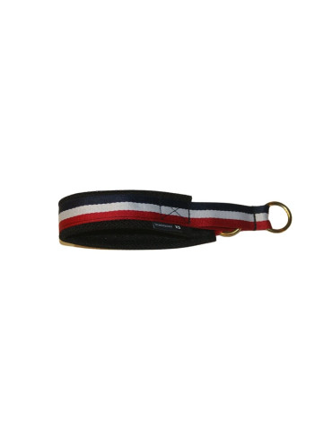 Collier mousse bleu blanc rouge