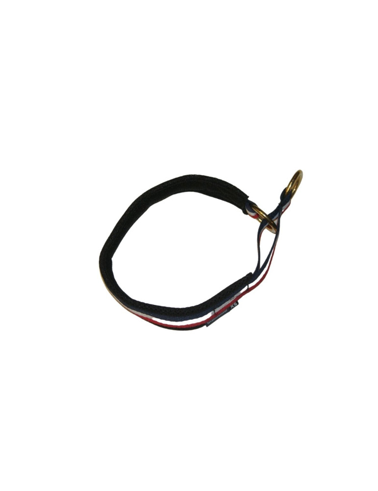 Collier mousse bleu blanc rouge