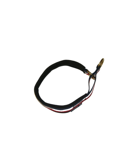 Collier mousse bleu blanc rouge