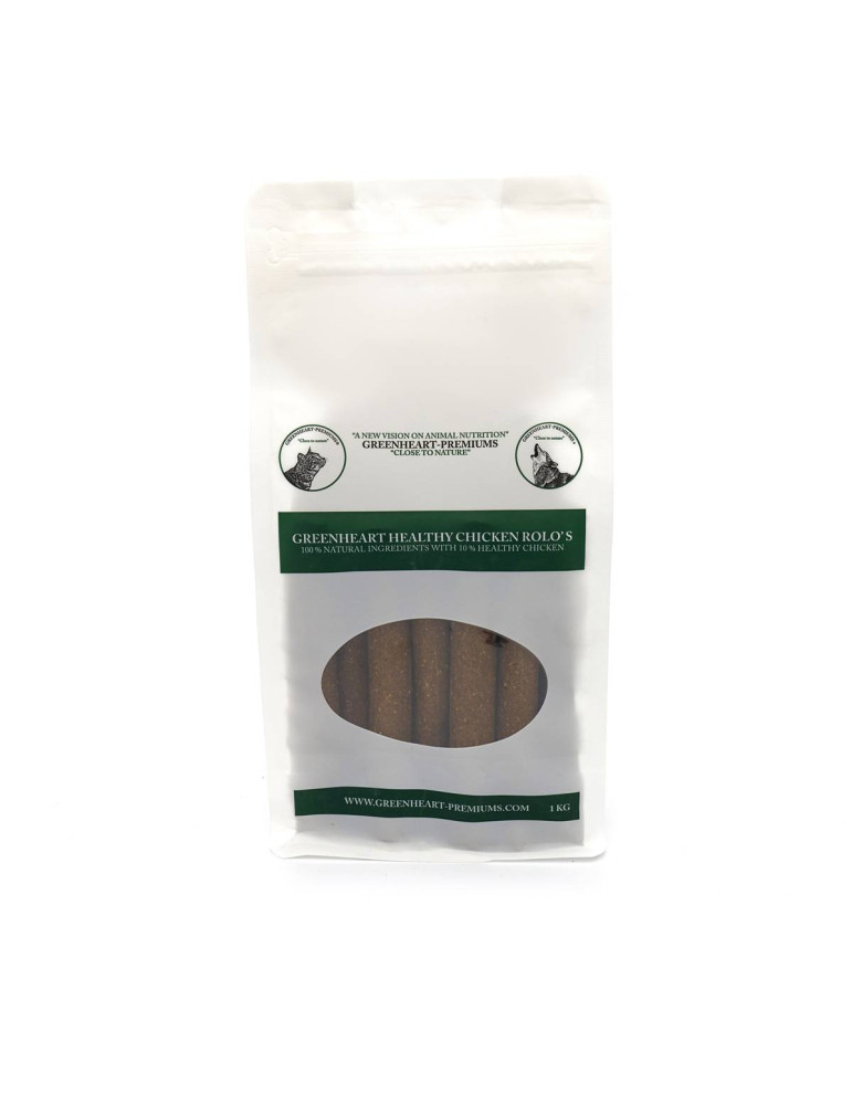 Greenheart chien friandises barres à mâcher au Poulet