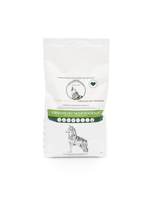 Croquettes poulet pour chien toutes races avec une activité normale - Greenheart Chien "Medium Energy" Poulet