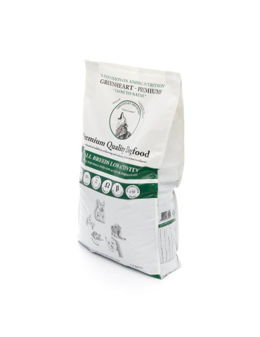 Croquettes poulet et poisson pour chien adulte de petites races peu actifs ou en surpoids Greenheart  Small Breed Low Activity 2