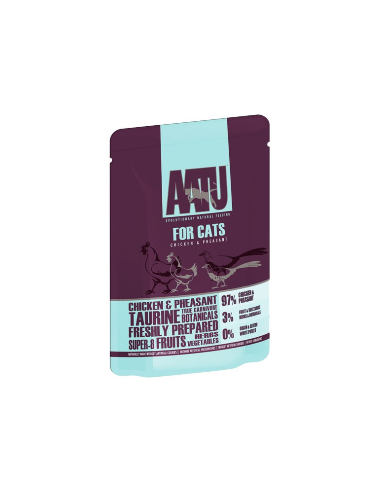 AATU Chat Pâtée Poulet et Faisan