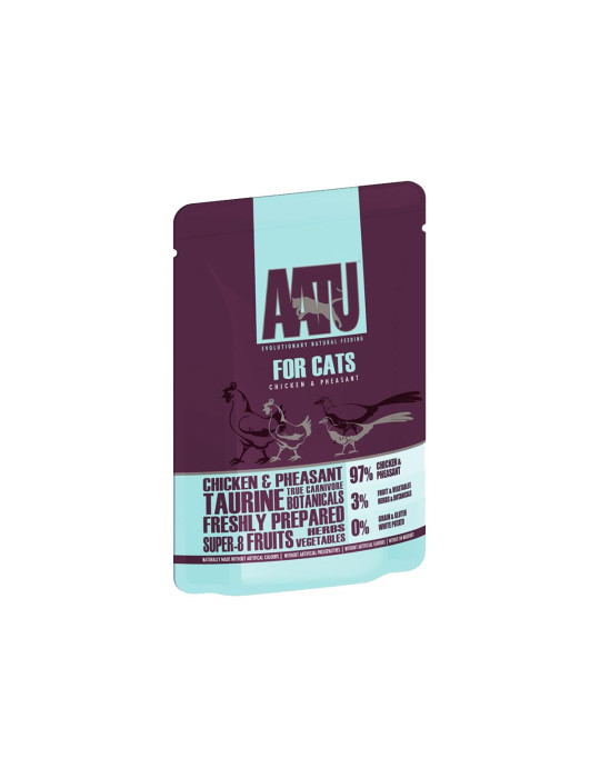 AATU Chat Pâtée Poulet et Faisan