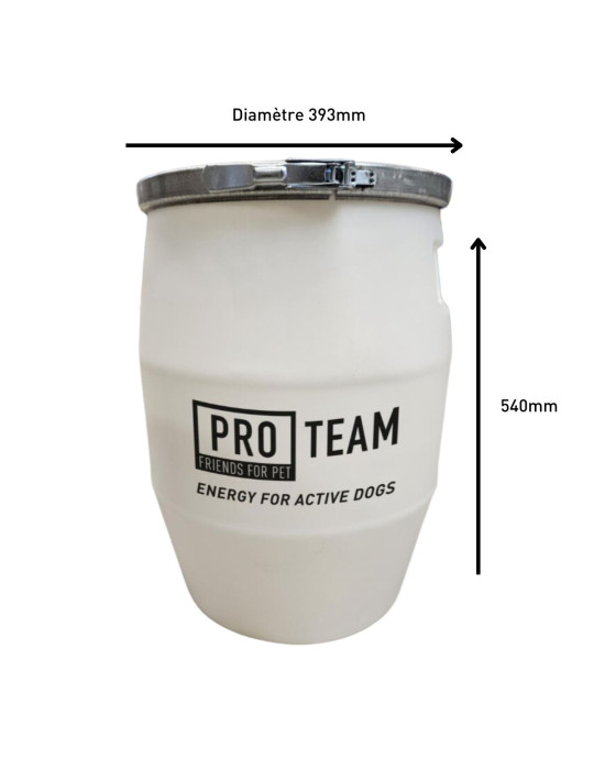 PRO TEAM Conteneur à croquettes PRO TEAM Conteneur à croquettes