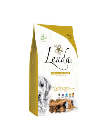 Croquettes au poulet - Alimentation complète pour chiens adultes moyennes races  - LENDA Chien "Chicken" 2