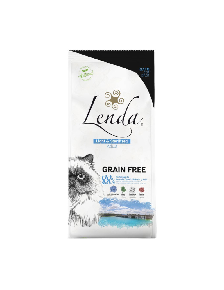 Croquettes Lenda Adult Cat Light & Sterilized à la volaille - LENDA Chat "Light & Sterilized"