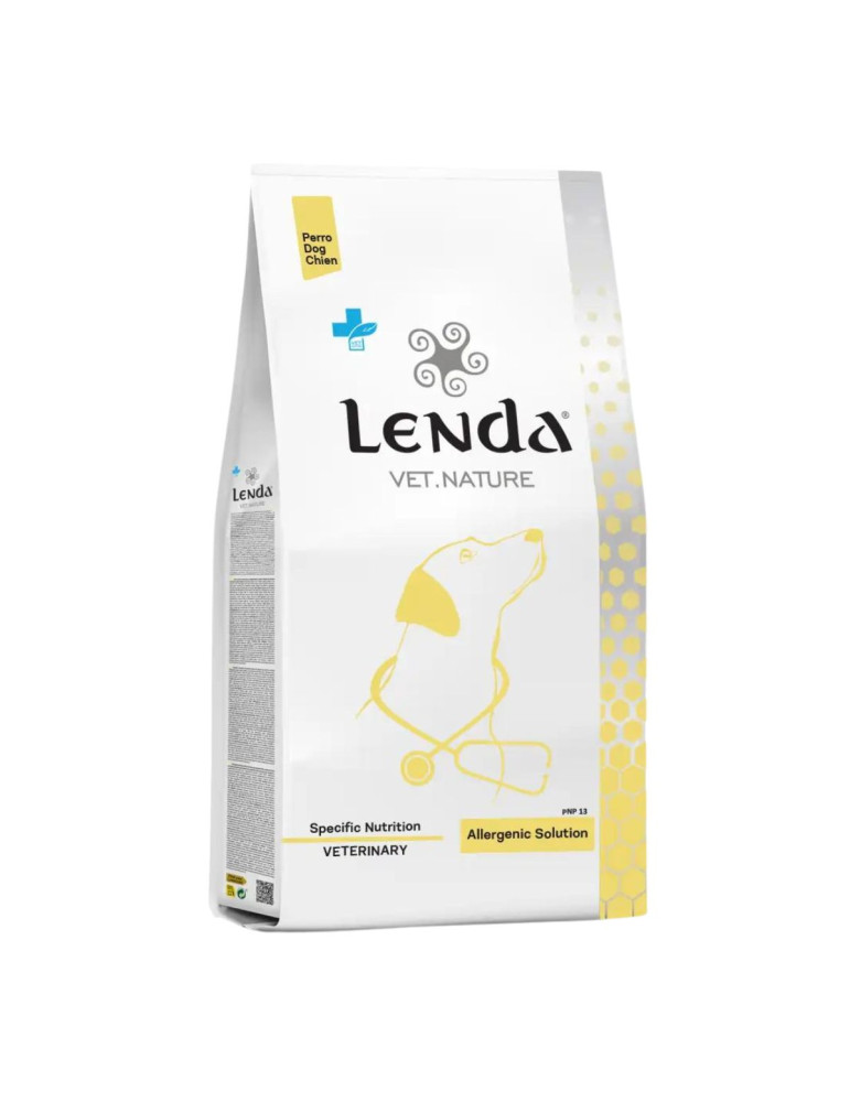 Croquettes au poisson pour les chiens adultes souffrant d'allergies alimentaires - LENDA Chien "Vet Dog Allergenic Solution" Croquettes au poisson pour les chiens adultes souffrant d'allergies alimentaires - LENDA Chien "Vet Dog Allergenic Solution"