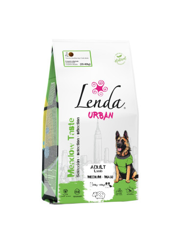 Croquettes à l'agneau  pour chien toutes races toutes tailles -LENDA Chien Urban Meadow Taste 2