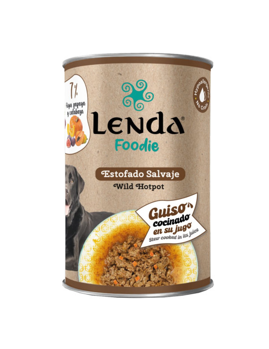 Pâtée pour chien à la dinde - Ragoût Sauvage "Estofado Salvaje" - - Lenda Foodie