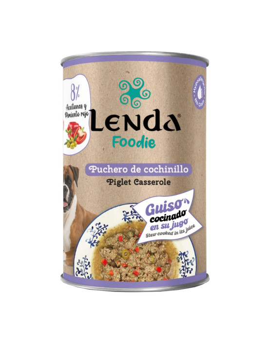 Pâtée pour chien  - Ragoût de Porcelet "Puchero de Cochinillo" - Lenda Foodie