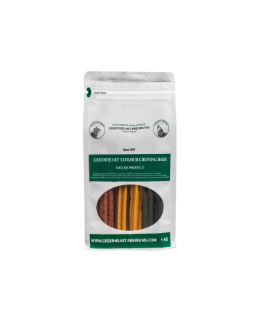 Greenheart chien friandises barres Colorées à mâcher