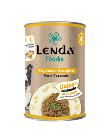 Pâtée Tapenade Gourmande Lenda – Canard et Lapin pour chiens