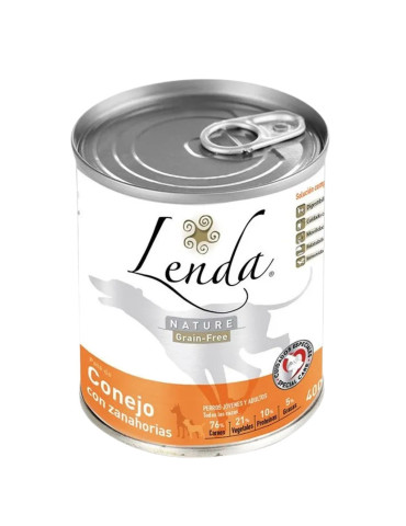 Pâtée pour chiens – Lapin et Carottes  - Lenda Nature 2