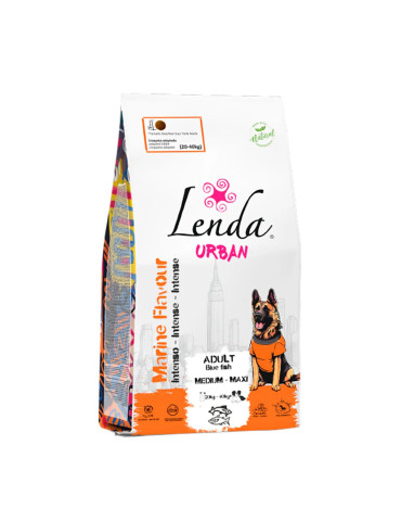 Croquettes au saumon, thon et viandes pour chiens adultes - LENDA Chien Urban Saumon et Thon 2