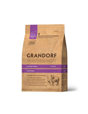 GRANDORF Chien Agneau et Dinde - Maxi
