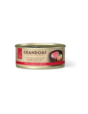 Pâtée Chat Grandorf Filet de Thon aux Crevettes sans Céréales 70g
