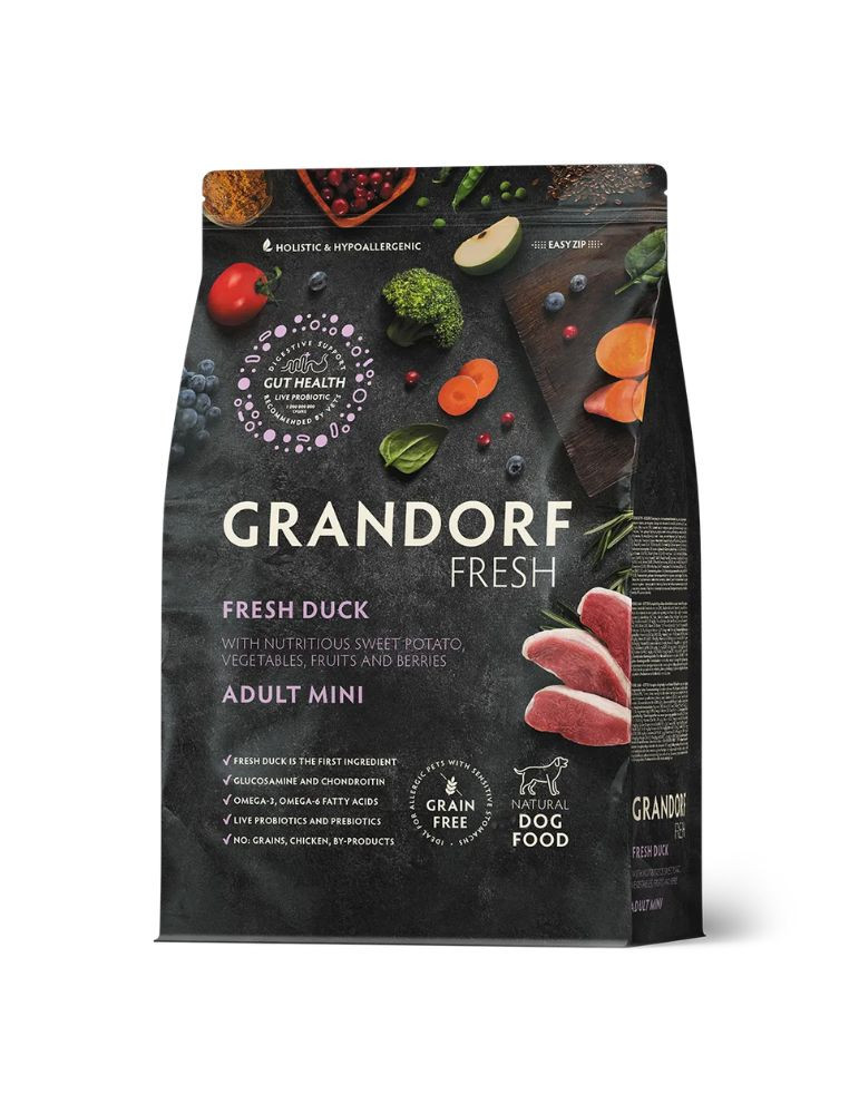 Croquettes chien - Canard - Petite race - Grandorf Fresh