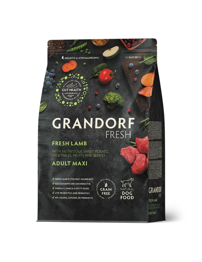 Croquettes chien - Agneau - Grande race - Grandorf Fresh