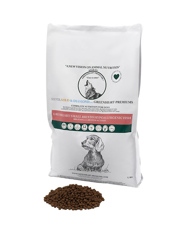 Croquettes petits chiens sensibles - Truite - Greenheart