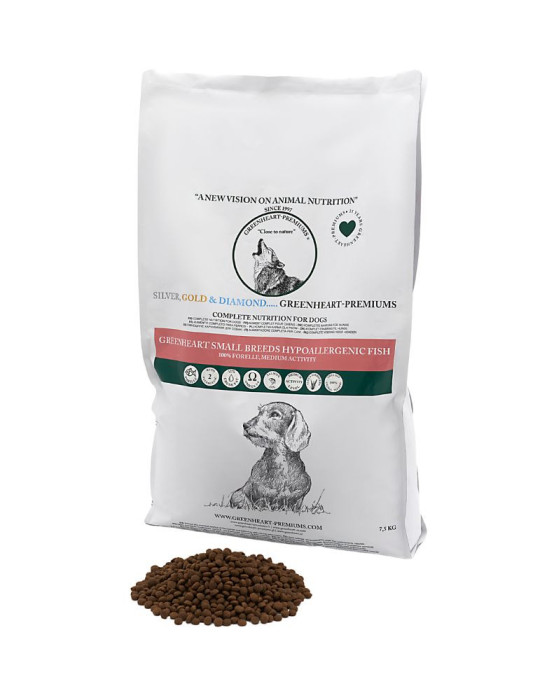 Croquettes petits chiens sensibles - Truite - Greenheart