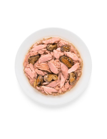 Pâtée chat filet de thon et moules Grandorf – 70 g 2