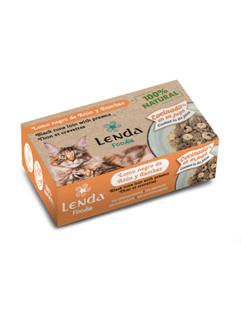 Bouchées de thon et crevettes pour chat – Lenda Foodie 120g