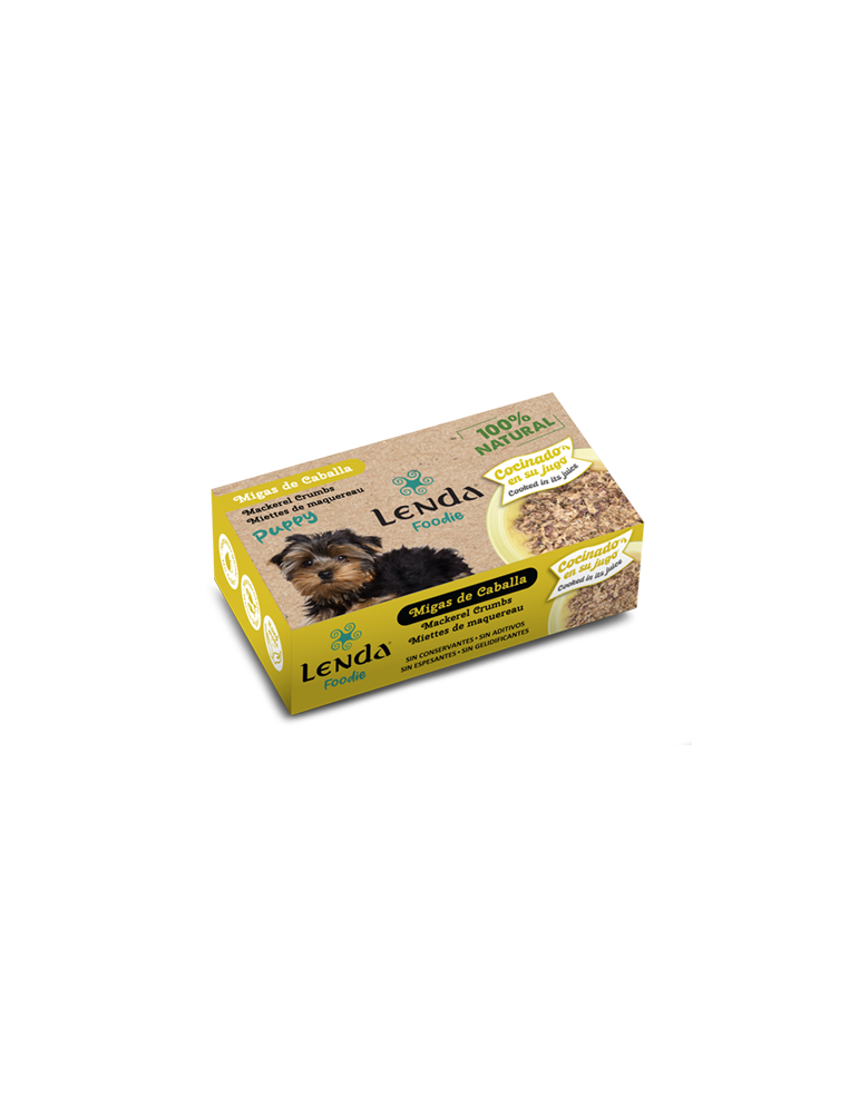 Maquereau naturel pour chiot – Aliment humide complémentaire - Lenda Puppy 120 g