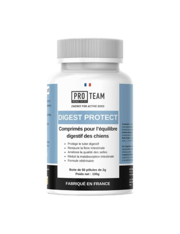 Protection intestinale et stabilité digestive pour chien- PRO TEAM DIGEST PROTECT