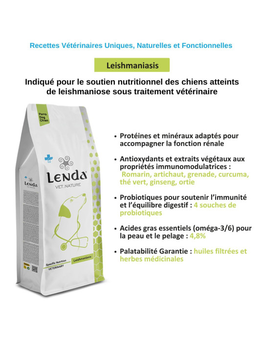 Croquettes pour chien atteint de leishmaniose – Lenda Vet Leishmaniasis