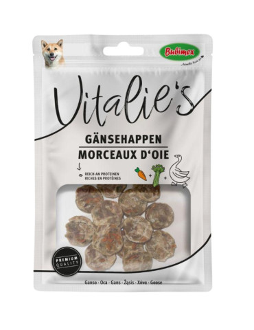 Friandise de récompense pour chien – Cubes d’oie | Bubimex