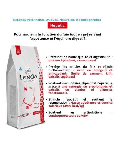 Croquettes chat adulte soutien hépatique – Poisson | Lenda 2