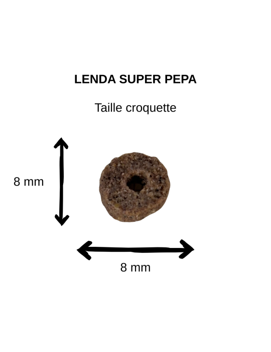 Croquettes chat adulte économiques grand format – 37 % viande | Lenda Super Pepa Daily Food