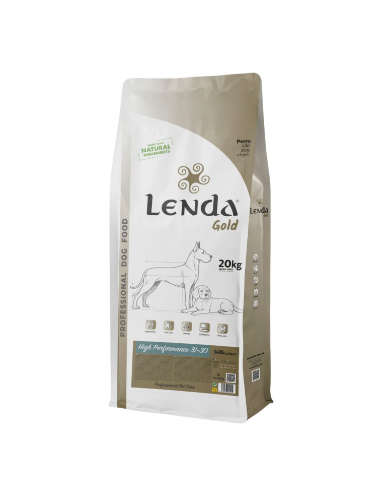 Croquettes chien sportif haute énergie 31/30 – volaille | Lenda (High Performance)