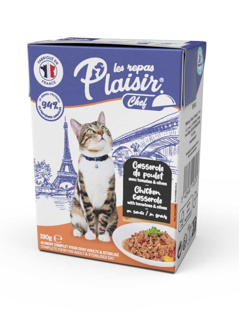 Effilés chat stérilisé poulet | Les Repas Plaisir