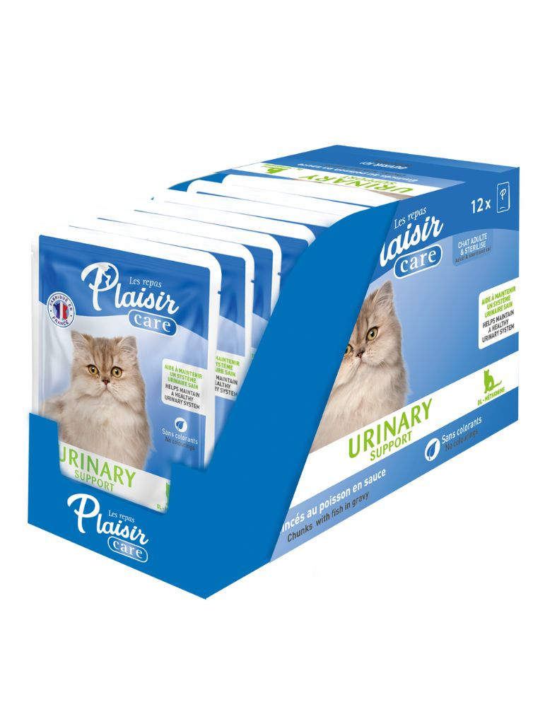Sachet fraîcheur chat adulte soutien urinaire poisson | Repas Plaisir Care