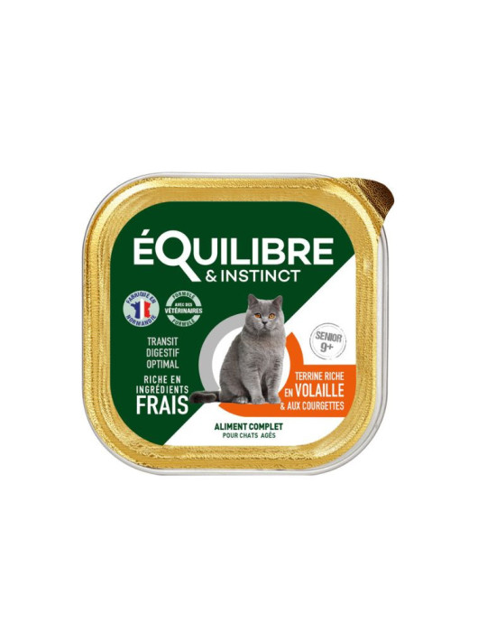 Pâtée chat stérilisé volaille | Équilibre & Instinct