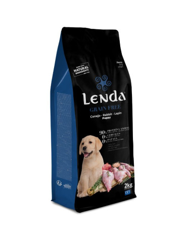 Croquettes chiot sans céréales lapin & poisson | Lenda Puppy Grain Free