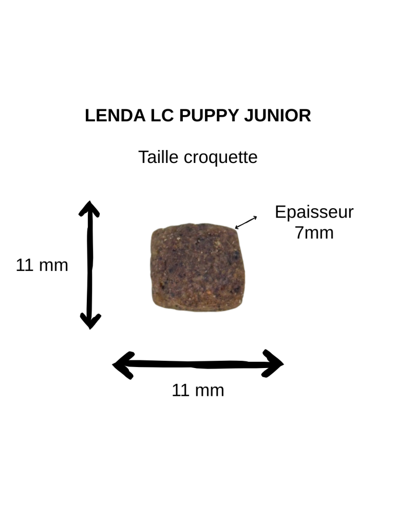 Croquettes chiot toutes races 30/18 – Poulet | Lenda LC Puppy & Junior