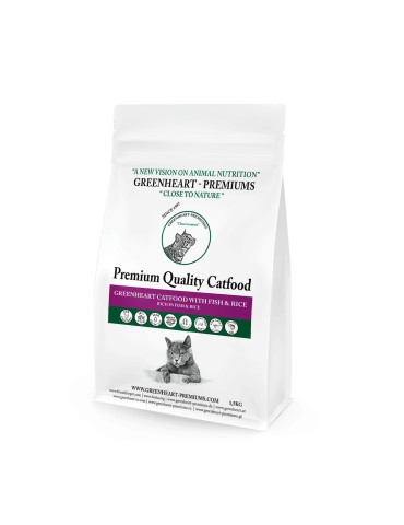 Greenheart chat Poisson et Riz