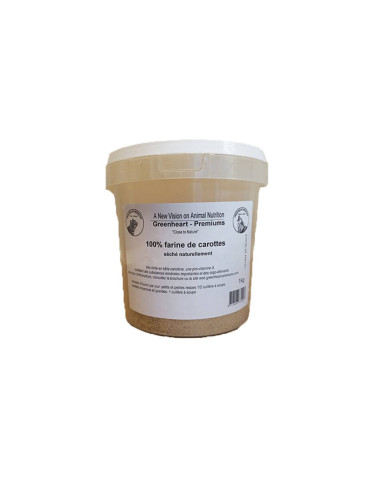 Greenheart chien Farine de Carotte