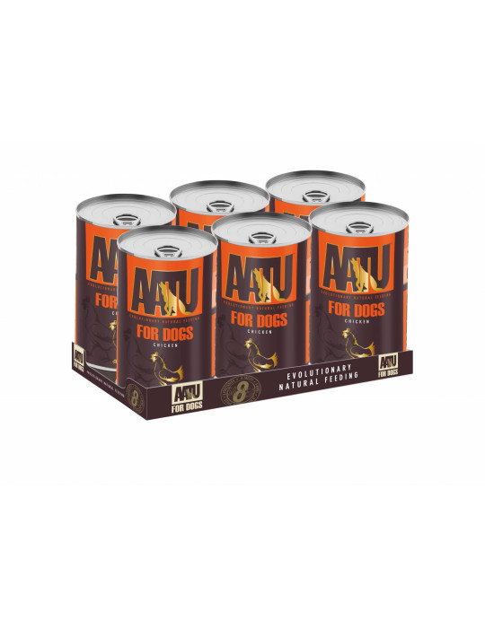 AATU Chien 90/10 Pâtée Poulet