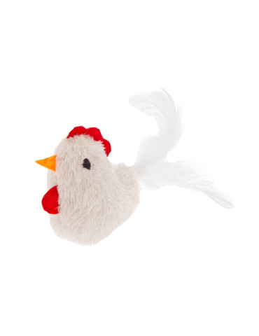 Jouet pour Chat poussins avec herbe à chat et plumes Ferribiella